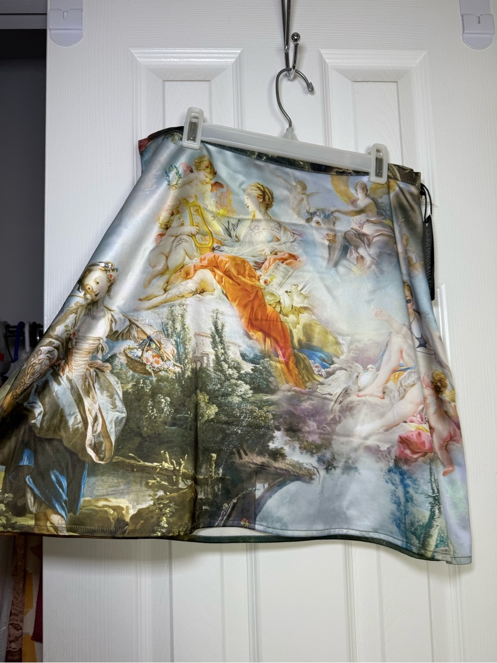 Current mood Da Vinci renaissance printed skirt